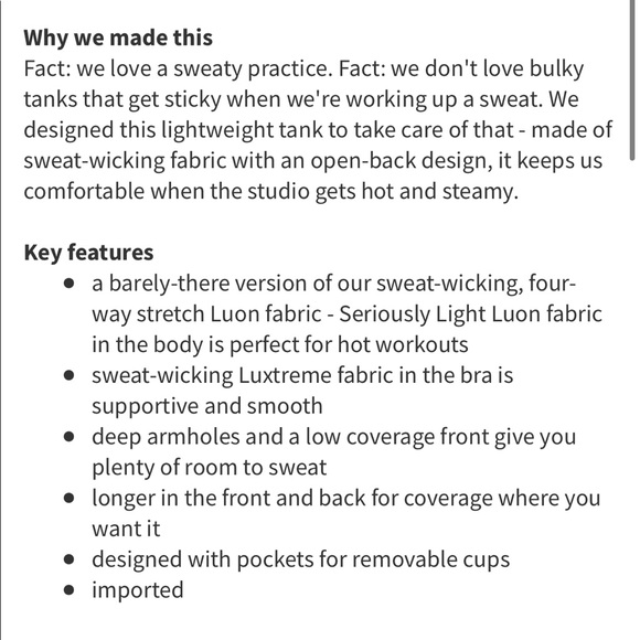 Lululemon Roll Out Tank with built in bra - Picture 15 of 16